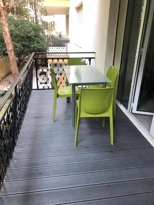 Balcon ou terrasse dans l'établissement Appart 2 pièces Cannes Croisette-Martinez