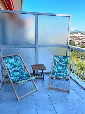 Balcon ou terrasse dans l'établissement Le Chaville