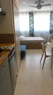 Cuisine ou kitchenette dans l'établissement Studio confort, plages proche, wifi, 2 lits - FAME MARINA BAIE DES ANGES