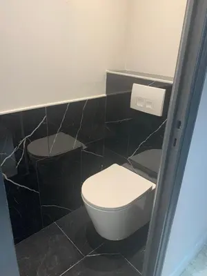 Salle de bains dans l'établissement Appart Le Cannet