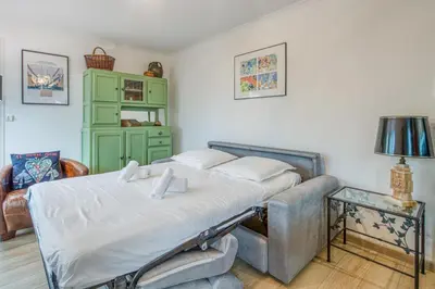 Un ou plusieurs lits dans un hébergement de l'établissement Appartement Thiers - Welkeys