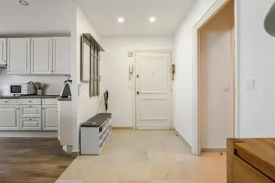 Cuisine ou kitchenette dans l'établissement Appartement Mésangia - Welkeys