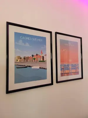 Plan de l'établissement Parking privé + Jardin + Clim proche Plage & Resto