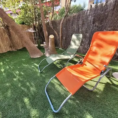 Parking privé + Jardin + Clim proche Plage & Resto