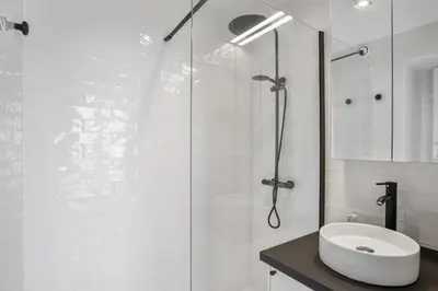 Salle de bains dans l'établissement Appartement Portolan - Welkeys