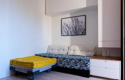 Un ou plusieurs lits dans un hébergement de l'établissement Modern appartment in the heart of Cap d'Antibes