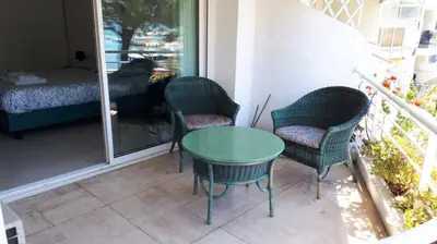 Balcon ou terrasse dans l'établissement Bright apartment - Cannes, la Croisette