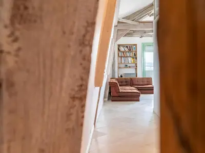 Coin salon dans l'établissement Apartment Les Araucarias by Interhome