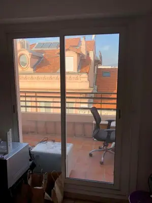 Plan de l'établissement 2 pièces 2 terrasses 100 m Croisette très clair.