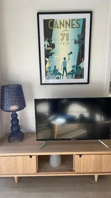 Télévision ou salle de divertissement dans l'établissement CENTRAL CANNES