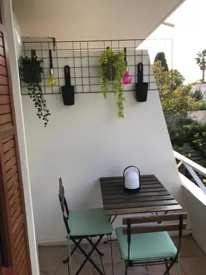 Balcon ou terrasse dans l'établissement Design studio terrace and beach LIVE IN MARLYNE