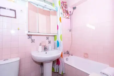 Salle de bains dans l'établissement Cosy Studio Cannes Center beaches shopping and congresses LIVE IN MERLE