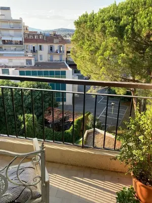 Balcon ou terrasse dans l'établissement Cosy Studio Cannes Center beaches shopping and congresses LIVE IN MERLE