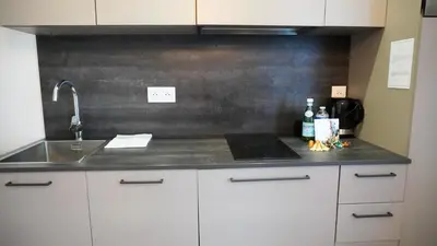 Cuisine ou kitchenette dans l'établissement Proche Carlton & Croisette, Appartement 301 - Palmazur Vacances
