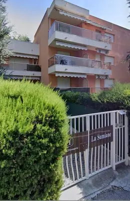 Balcon ou terrasse dans l'établissement Superbe studio avec terrasse au cap d’antibes