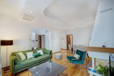 Coin salon dans l'établissement REF 1320 - Cannes Center - Apartment for rent