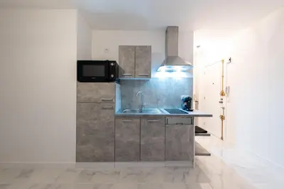 Cuisine ou kitchenette dans l'établissement VILLA CLIPPER