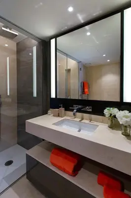 Salle de bains dans l'établissement Parc du Cap Luxury Apartment
