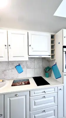 Cuisine ou kitchenette dans l'établissement Sea and Sand