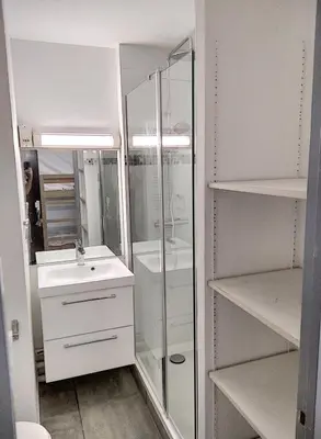Salle de bains dans l'établissement Résidence Graziella Studio 301