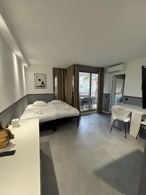 Un ou plusieurs lits dans un hébergement de l'établissement Résidence Graziella Appartement 222