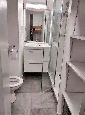 Salle de bains dans l'établissement Résidence Graziella Studio 227