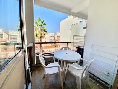 Balcon ou terrasse dans l'établissement Résidence Graziella Studio 404