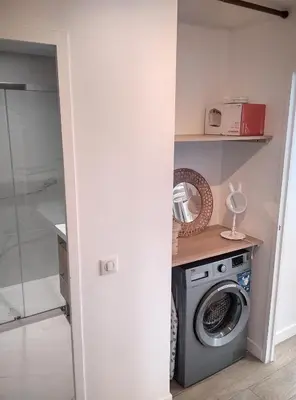 Cuisine ou kitchenette dans l'établissement Résidence Graziella Studio 508