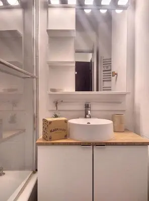 Salle de bains dans l'établissement Résidence Graziella Studio 205