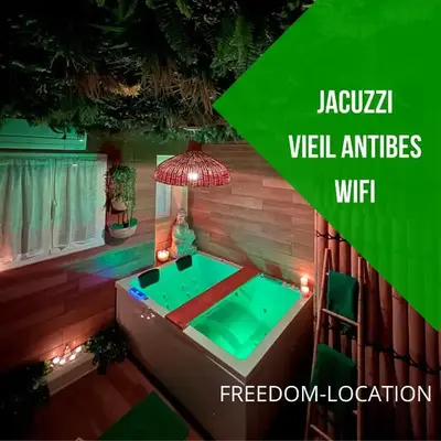 Le balneo jacuzzi Vieil Antibes Safranier