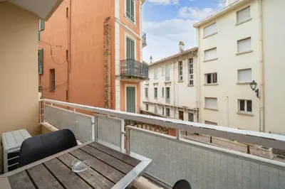 Balcon ou terrasse dans l'établissement Appartement Sauvalie - Welkeys