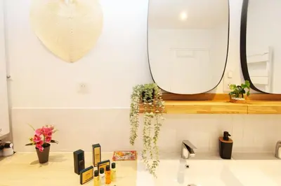 Salle de bains dans l'établissement Bristol Plaisance