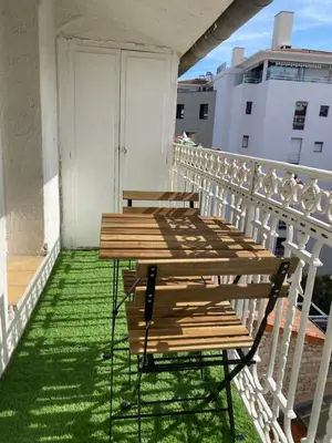Balcon ou terrasse dans l'établissement Studio centre ville cannes