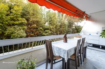Balcon ou terrasse dans l'établissement Ô 27 Fleurie Cannes