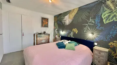 Un ou plusieurs lits dans un hébergement de l'établissement Riviera Villa close to center city, AC, pool