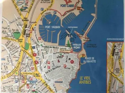 Plan de l'établissement L appartement de Manon, centre historique du vieil Antibes