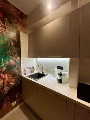 Cuisine ou kitchenette dans l'établissement KOSY Spa, Les Princes