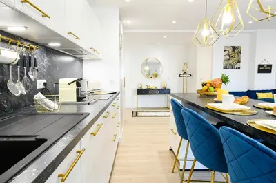 Cuisine ou kitchenette dans l'établissement Elena YourHostHelper