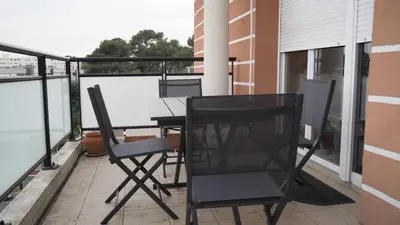 Balcon ou terrasse dans l'établissement Les Grenadines du samedi au samedi