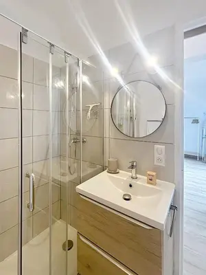 Salle de bains dans l'établissement Studio Hippodrome