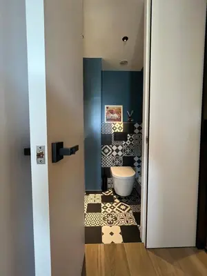 Salle de bains dans l'établissement Parc Montfleury
