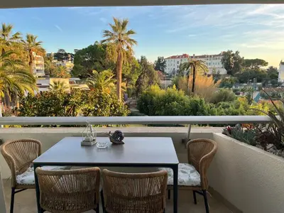 Balcon ou terrasse dans l'établissement Parc Montfleury