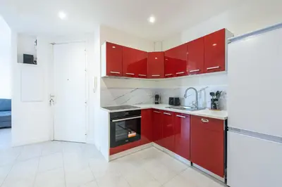 Cuisine ou kitchenette dans l'établissement VILLA VELLEDA