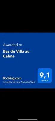 Certificat, récompense, panneau ou autre document affiché dans l'établissement Bas de Villa au Calme